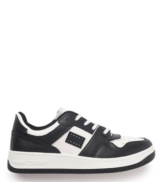 Mens black cheap tommy hilfiger trainers