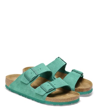 Green best sale suede birkenstock