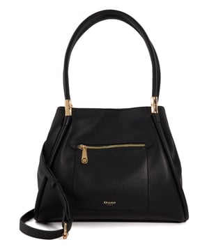 Dune London Black DECKER Tubular Large Shoulder Bag