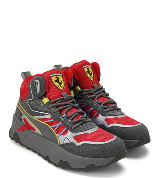 Buy Puma Red Scuderia Ferrari Trinity Mid WTR Men Sneakers