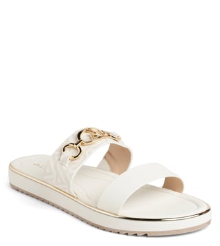 Buy ALDO White JABIN260 EVA Slide Sandals for Women Online Tata