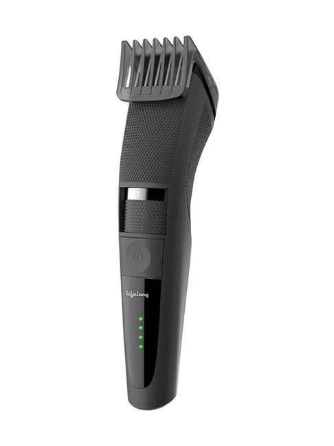 Lifelong LLPCM07 Corded & Cordless Rechargeable Beard Trimmer (Black)