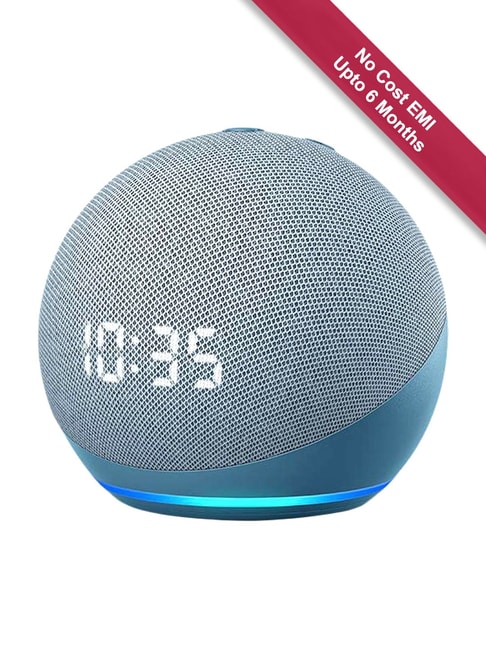 Echo Dot (4th Gen) Next Gen Smart Speaker with Powerful Bass, LED  Clock and Alexa, Blue