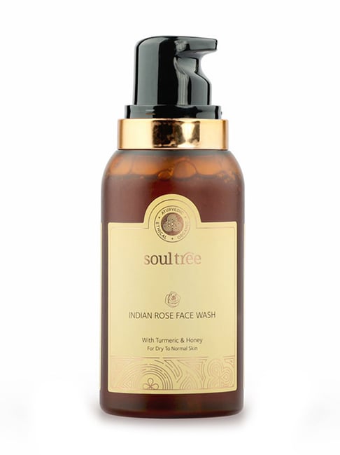 Soultree Indian Rose Face Wash with Turmeric & Honey - 120ml