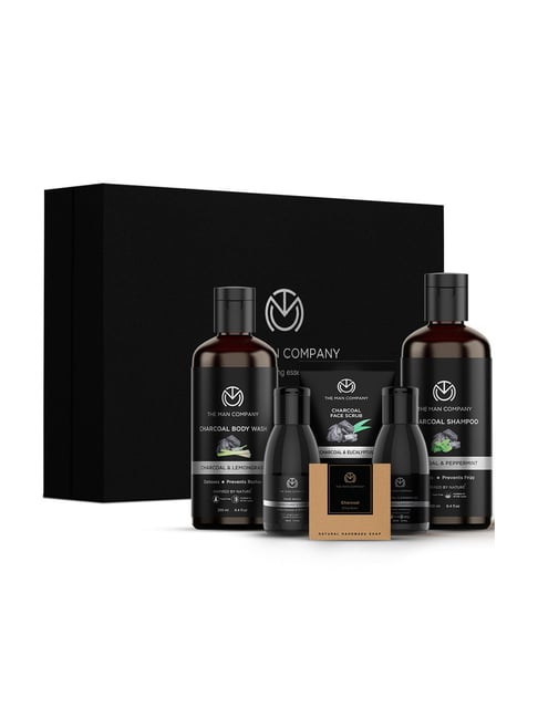 The Man Company Charcoal Grooming Kit (Set of 6)