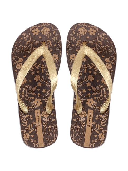 Ipanema gold best sale flip flops