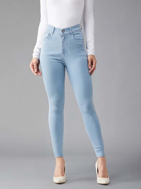 Bershka Denim Mens Jeans Slim Fit Light Wash Stretch Size 28x30 | eBay