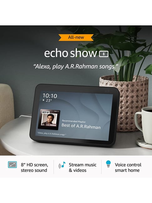 Buy  Echo Show 8 (2nd Gen) Smart Bluetooth Speaker with Alexa Online  At Best Price @ Tata CLiQ