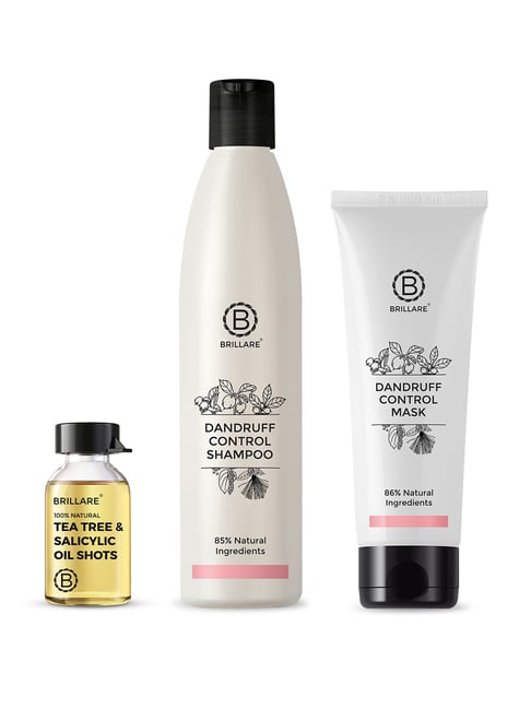 Brillare Dandruff Control Treatment for Dry & Itchy Scalp to Fights Dandruff Combo