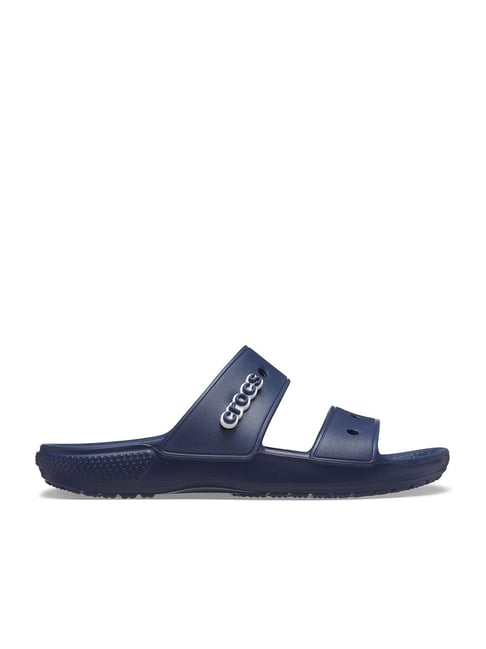 Buy Crocs Men Navy Blue & White Clogs - Sandals for Men 7178367 | Myntra