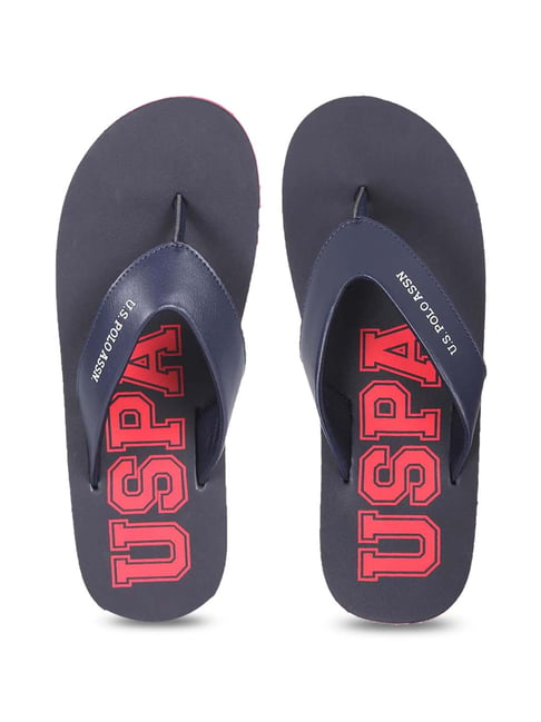 Buy U.S. Polo Assn. Men s Drega Navy Flip Flops for Men at Best