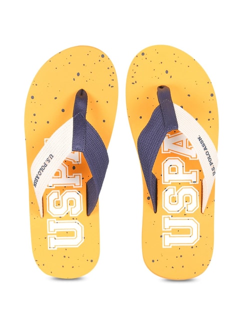 Buy Navy Blue Flip Flop & Slippers for Men by U.S. Polo Assn. Online |  Ajio.com