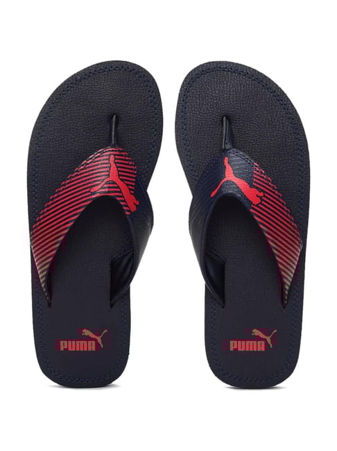 Puma Men's Flash Cat V2 Black & Red Flip Fops-picture-40