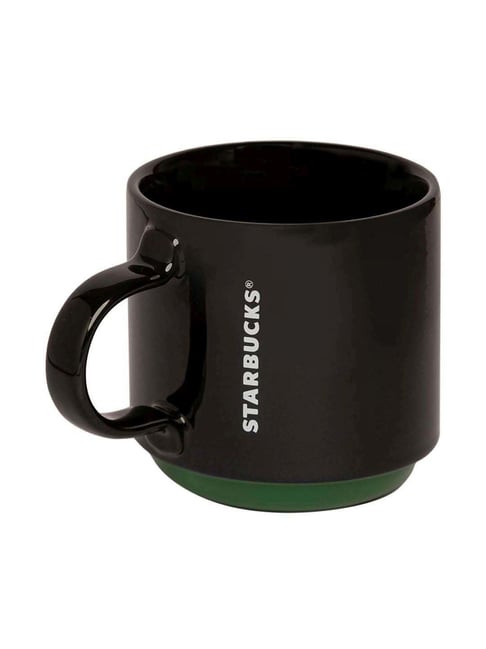 Buy Starbucks Black Ceramic Matte Siren Black Coffee Mug (444ml) at Best  Price @ Tata CLiQ