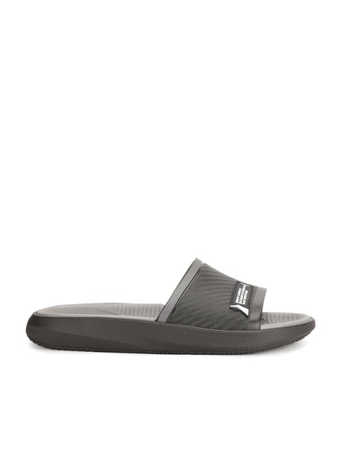 Mens grey online slides