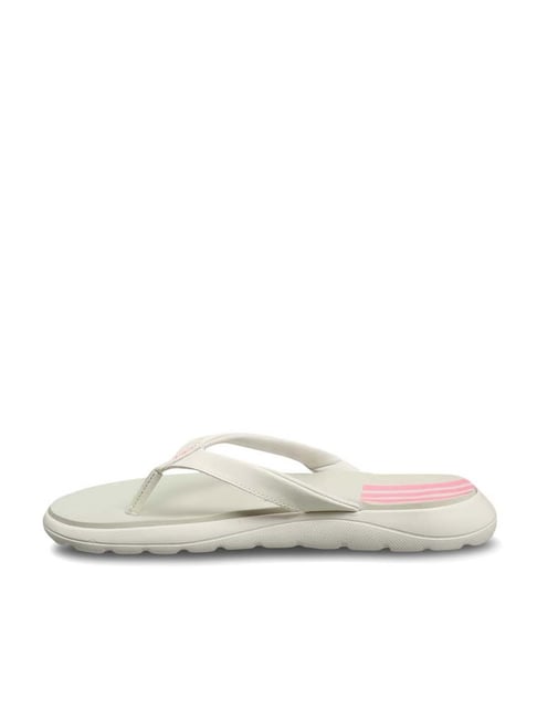 Buy Adidas Women s COMFORT FLIP FLOP Off White Flip Flops for