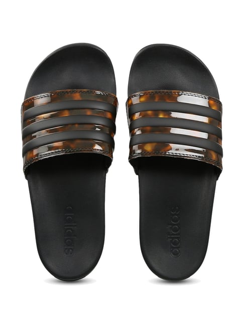 Adidas womens slides black new arrivals