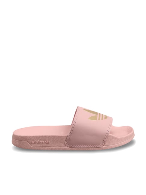 Adilette comfort slides online rose gold