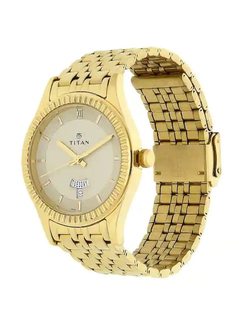 Men's Titan Gold Watch