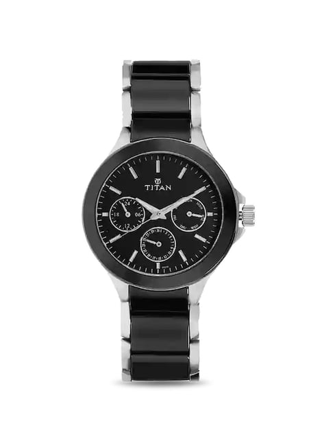 Titan black deals ceramic watch