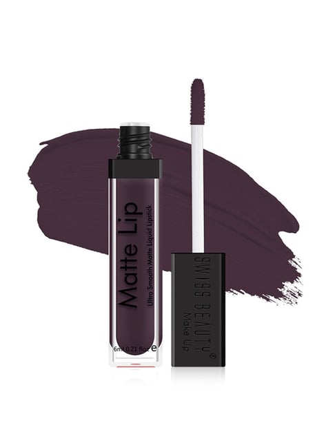 SWISS BEAUTY Ultra Smooth Matte Liquid Lipstick Berry - 6 ml-picture-22