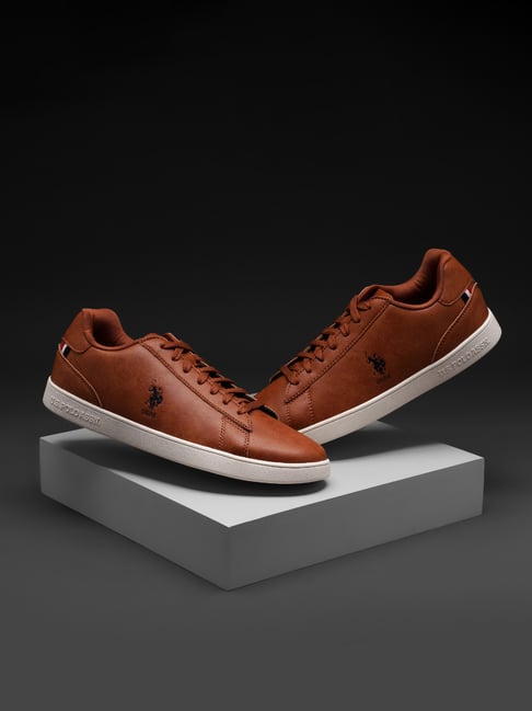 U.S. Polo Assn. Men's RHEECE Tan Casual Sneakers