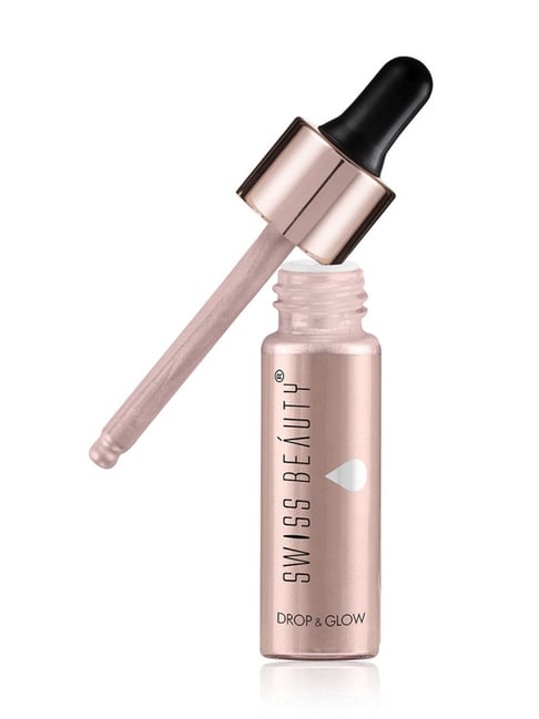 SWISS BEAUTY Drop & Glow Liquid Highlighter Illuminator Light Pink - 18 ml