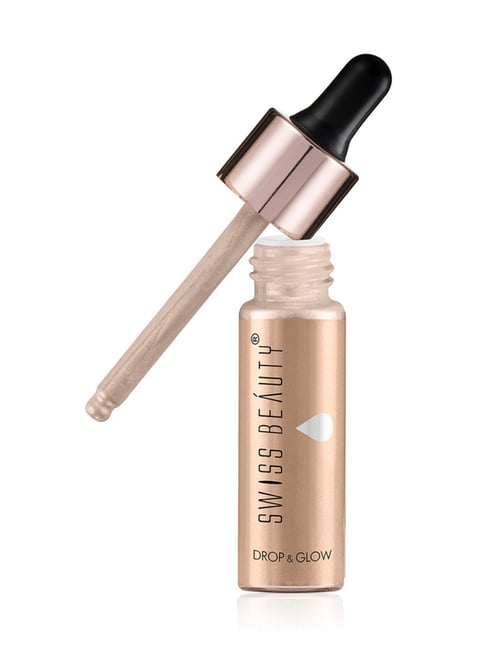 SWISS BEAUTY Drop & Glow Liquid Highlighter Illuminator Gold - 18 ml