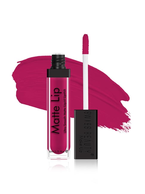 SWISS BEAUTY Ultra Smooth Matte Liquid Lipstick Fire Red - 6 ml