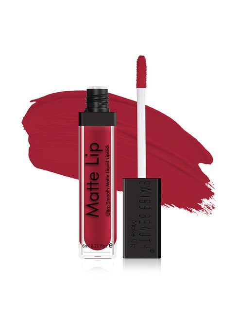 SWISS BEAUTY Ultra Smooth Matte Liquid Lipstick Pure Red - 6 ml-picture-19