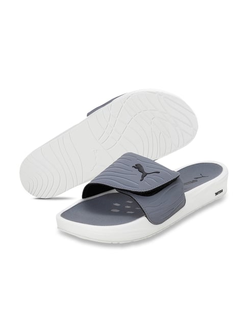 Buy Puma Men's Nitrocat V Men Slides Grey Slides for Men at Best