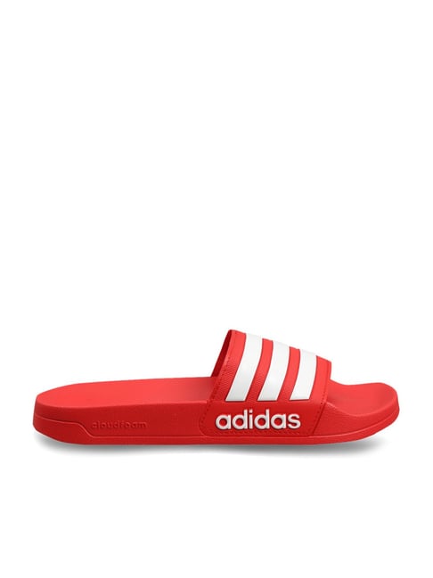 Adidas Men s ADILETTE SHOWER Red Slides