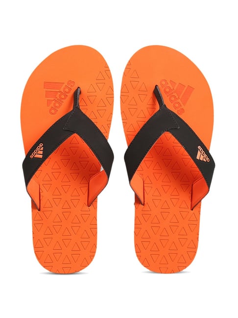 Adidas flip flops discount orange