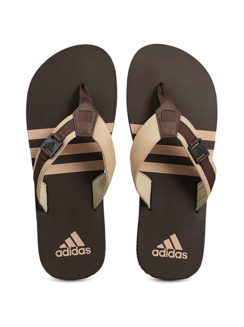 Adidas Men's ENTHUSO Beige Flip Flops-picture-35