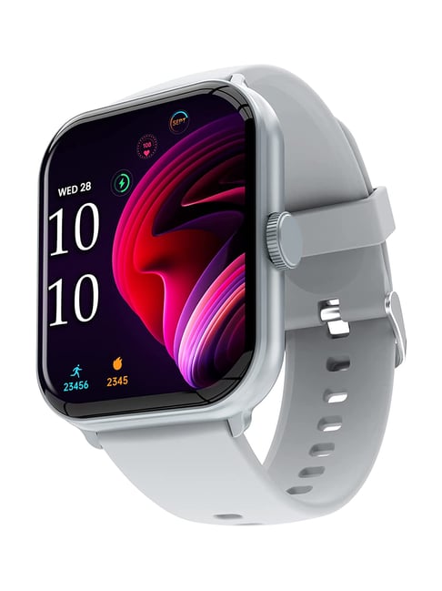 beatXP Marv Super With Inch Tft Hd Display, Health Monitoring, Ip68  Smartwatch (Silver Strap)