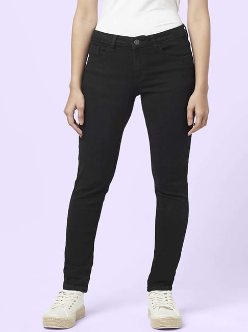 YU by Pantaloons Black Mid Rise Jeans-picture-20