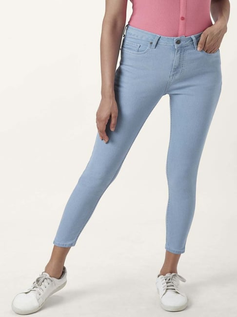 People by Pantaloons Blue Mid Rise Jeans