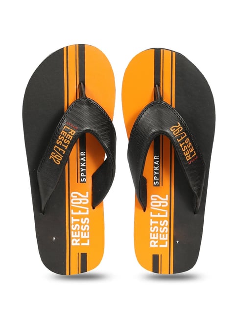 Buy Spykar Men's Orange Flip Flops for Men at Best Price Tata CLiQ