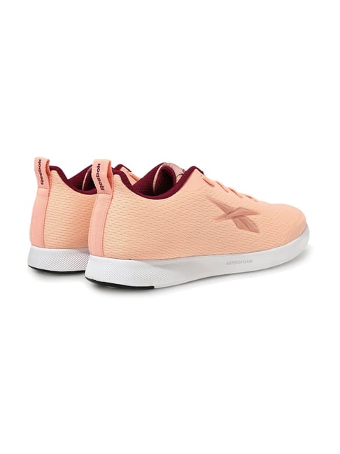 Reebok Women's Lunar Walk Peach Walking Shoes