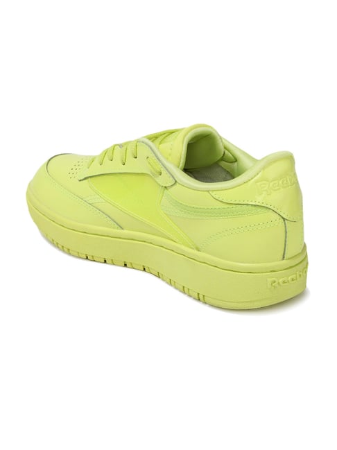Reebok Women's Club C Double Lime Sneakers