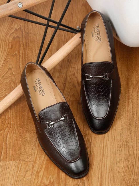 Teakwood Leathers Men's Brown Formal Loafers-picture-45
