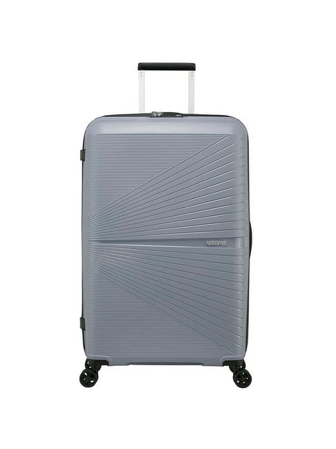 American Tourister Grey Textured Hard Medium Trolley Bag - 44.5 cm-picture-12