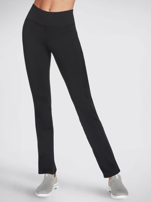 Buy Skechers Black Mid Rise Pants for Women Online @ Tata CLiQ