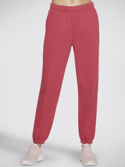 Buy Skechers Red Mid Rise Joggers for Women Online @ Tata CLiQ