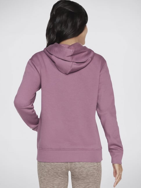 Skechers Purple Graphic Print Hoodie