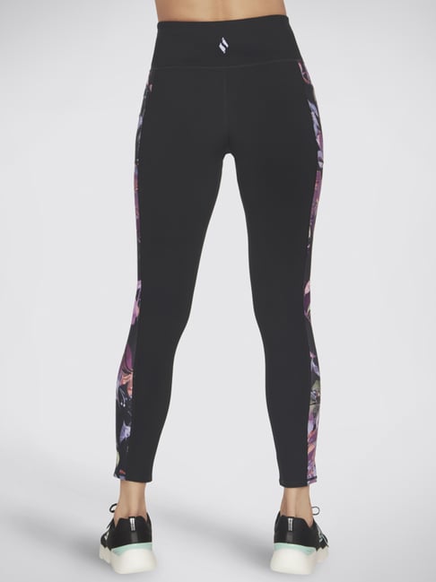 Buy Skechers Black Printed Leggings for Women Online @ Tata CLiQ