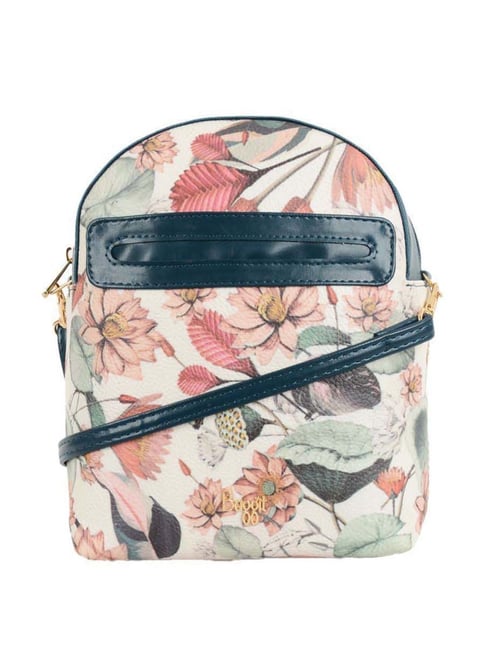 Buy BAGGIT Chalk Zip Closure PVC Womens Casual Backpack | Shoppers Stop