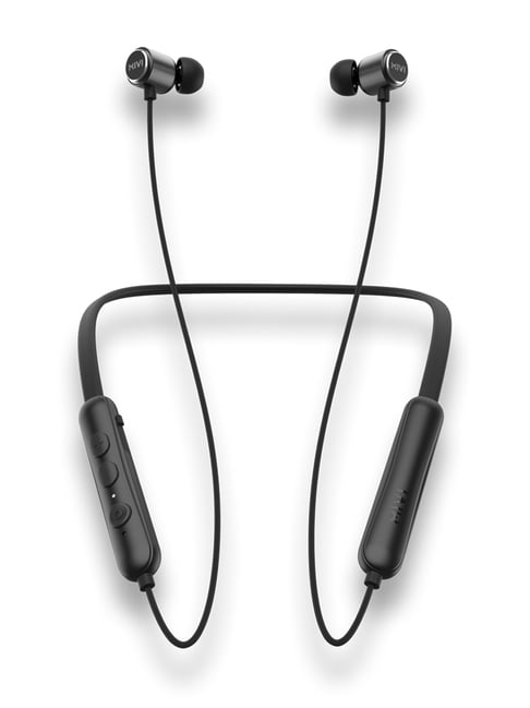 Mivi Collar Flash In Ear Bluetooth Neckband with 24hrs of Playtime Black True Wireless