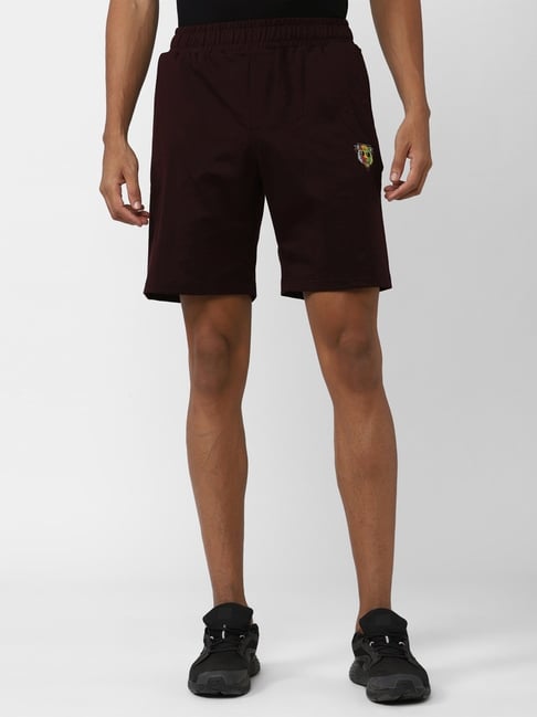 Van Heusen Dark Brown Regular Fit Shorts-picture-44