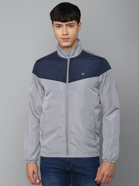 Buy Allen Solly Grey Regular Fit Shirt Collar Jacket for Men's Online @  Tata CLiQ